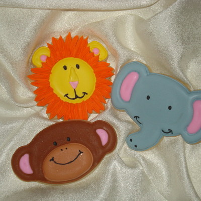 Jungle Animal Cookies