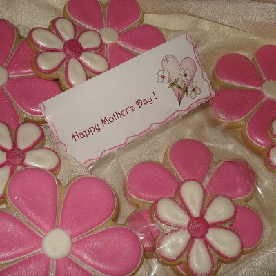 Mother's Day Flower Cookies
