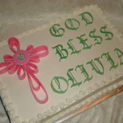 Baptism Cake