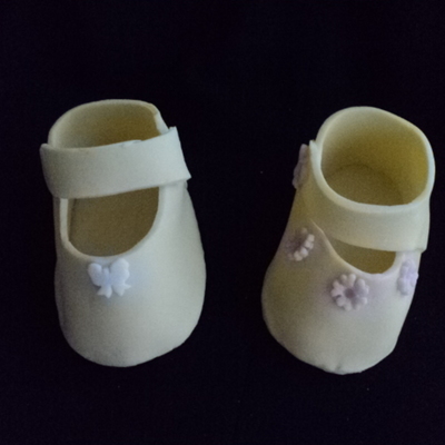 Yellow Baby Mary Janes