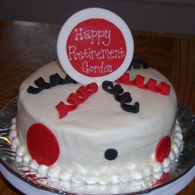 School Principal's Retirement Cake