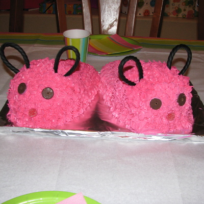 Pink Bunny Slippers