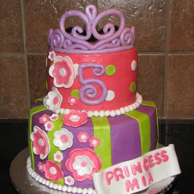 Princess Flower Cake
