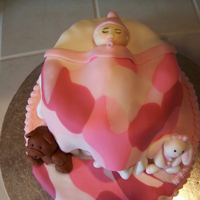 Baby Savannah's Baby Shower Cake