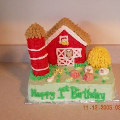 Max's !st Birthday Picture