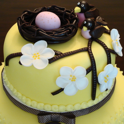 "happy Nesting" Baby Shower Cake
