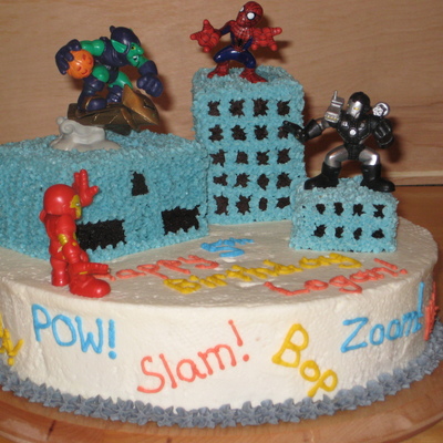 Supserhero Cake