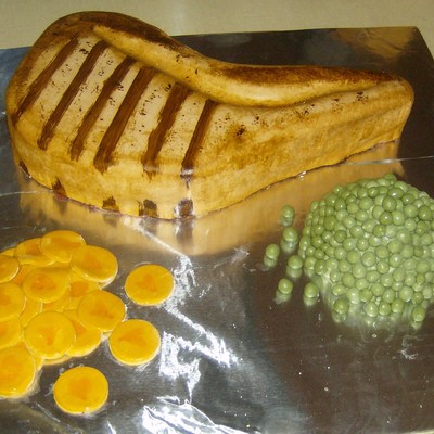 Pork Chop With Peas And Carrots