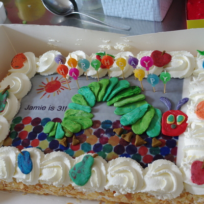 Hungry Caterpillar On Edible Print