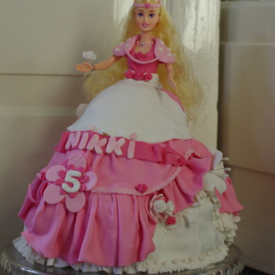 Princess Barbie Birthday Cake