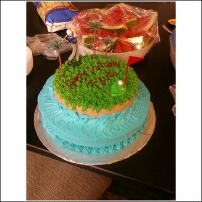 Island Golfing Birthday