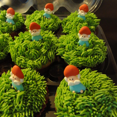 Matching Tea/garden Party Cupcakes