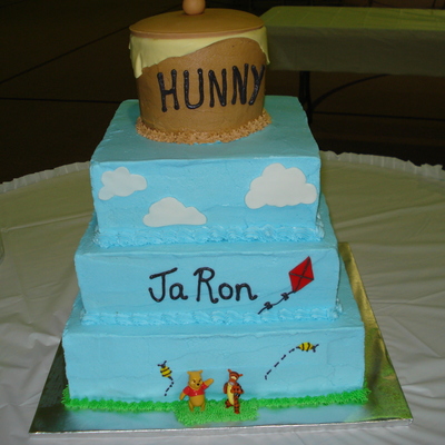 Winnie The Pooh Baby Shower Cake