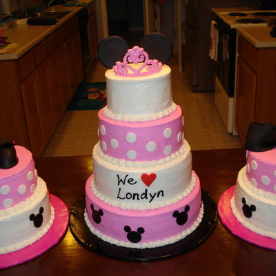 Minnie Mouse Baby Shower Cakes