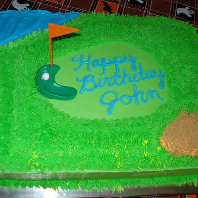 Golf Birthday Cake