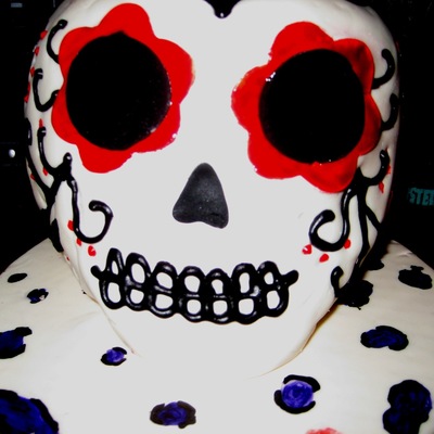 Sugar Skull Cake