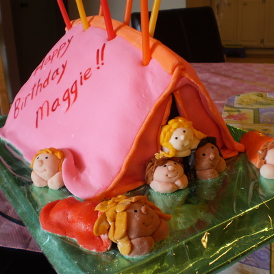 Camp Out Cake