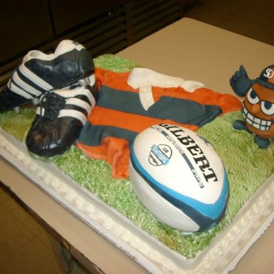Rugby Groom's Cake