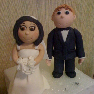 Bride & Groom Cake Toppers