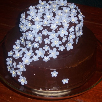 Chocolate Flower Cascade