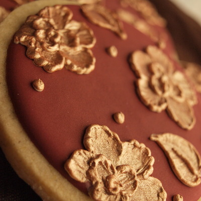 Gold Brush Embroidery