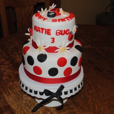 Ladybug Birthday Cake