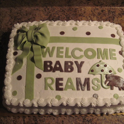 Brown/sage Polka Dot