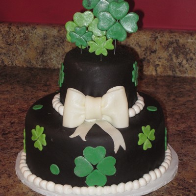 Shamrock Birthday Cake