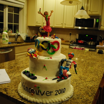 Vancouver Olympics Cake