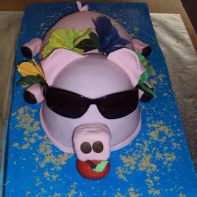 Luau Pig Cake