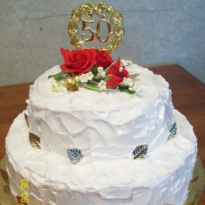 50Th Anniversary Cake