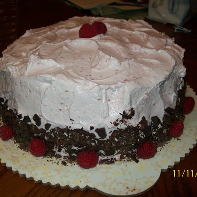 Raspberry & Chocolate Cake