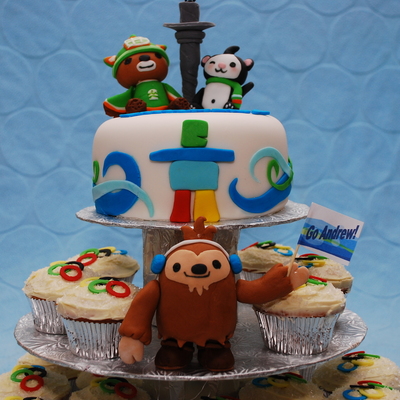 Winter Olympics 2010 Birthday Cake