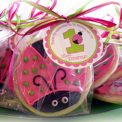 Ladybug Cookie Favors!!