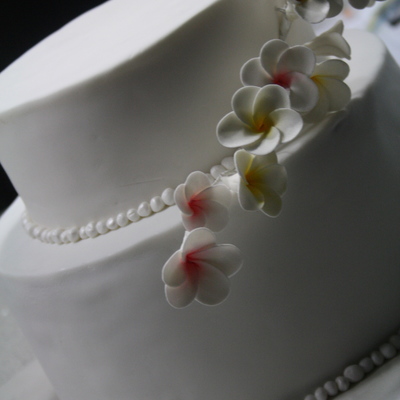 Frangipani Wedding Cake