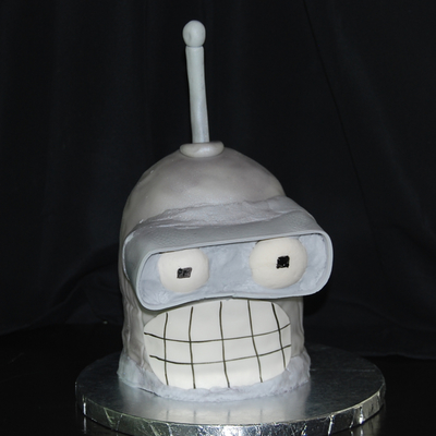 Bender Birthday Cake
