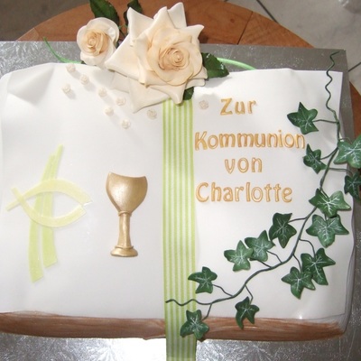 My First Holy Communion Cake And First Book