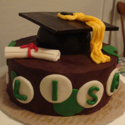 Small Graduation Cake