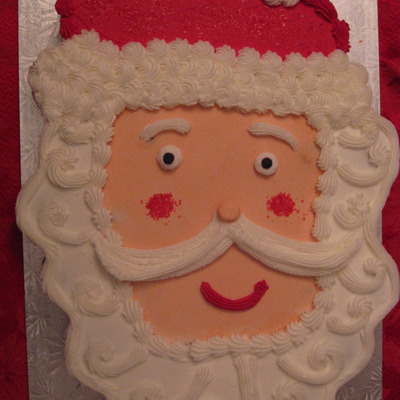 Santa Cupcake Cake