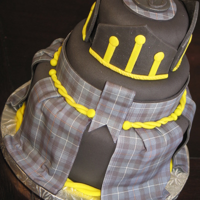 Scottish Tartan Cake