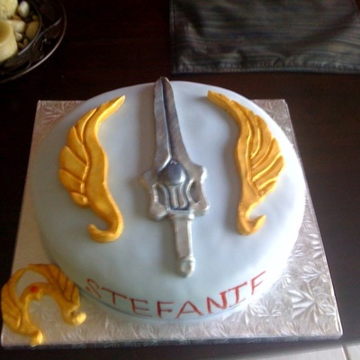 80S Themed She Ra Cake