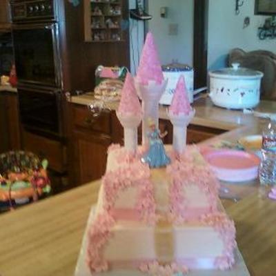 Princess Castle Cake