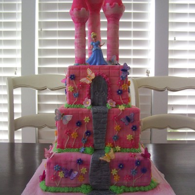 Cinderella's Castle Cake