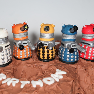 Dr Who Dalek Cake