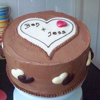 Ben & Jess' Engagement Cake