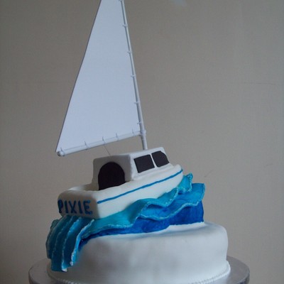 Sail-Boat Cake