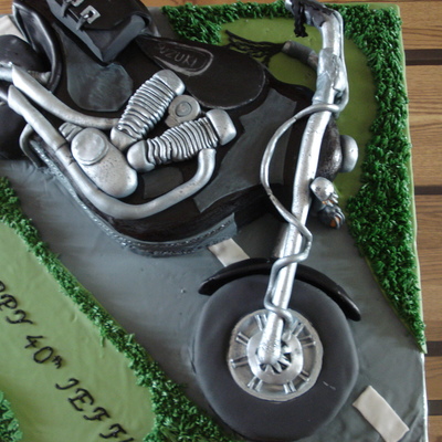 Suzuki Intruder Motorcycle Cake