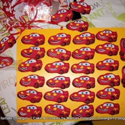 Cars Mc Queen Cookies