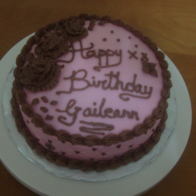 Pink And Brown Birthday