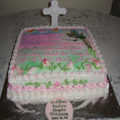 Baptism Cake